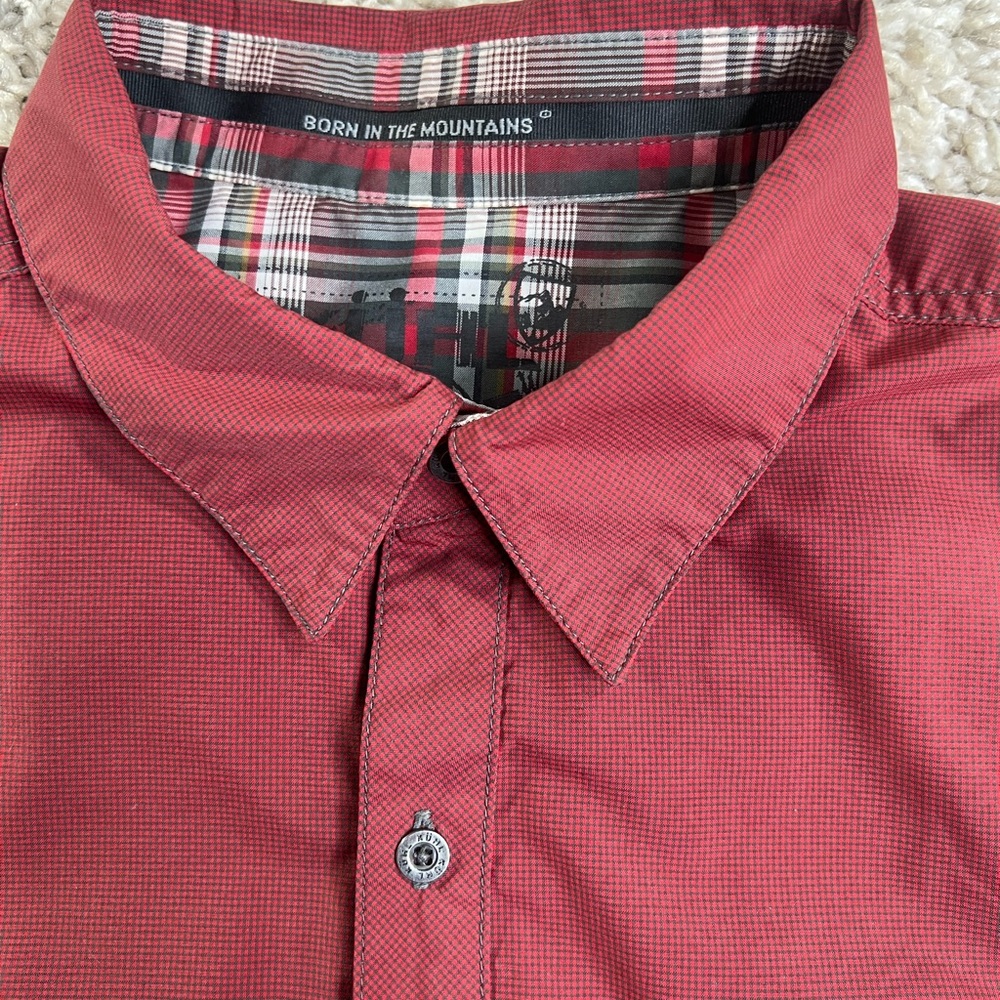 Kuhl Blue and Brown Plaid/Maroon Button-Down Shirt lot - Picture 5 of 14